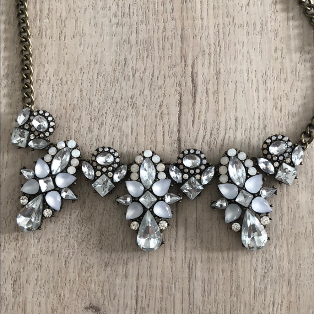 Dramatic Crystal Statement Necklace - image 4